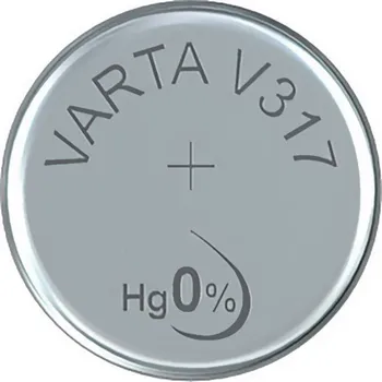 Článková baterie Varta knoflíkový článek 317 1.55 V 1 ks 10.5 mAh oxid stříbra SILVER Coin V317/SR62 NaBli 1