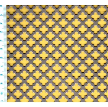 Plech Děrovaný ocelový plech DC/DD - SO / 10.00 / 15.00 / 1.00 x 1000 x 2000