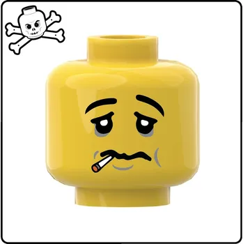 Stavebnice LEGO Hall of Bricks LEGO® Hlava minifigurky - hazed žlutá