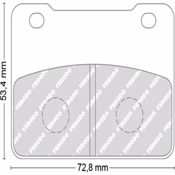 Brzda pro motocykl Ferodo Brzdové destičky Ferodo FDB2291EF