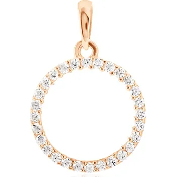 Přívěsek Cutie Jewellery Z6270-1979 Přívěsek z růžového zlata se zirkony Z6270 – zlatý šperk ryzosti 585/1000 v Dárkovém balení s Certifikátem GLPRB-24041