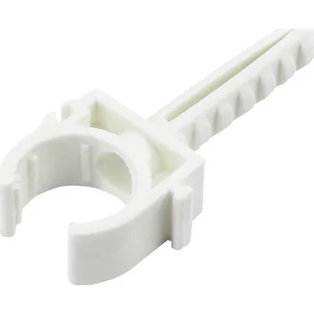 Stahovací páska TRU COMPONENTS upevňovací příchytka zástrčný 93013c1195 Průměr kabelového svazku (rozsah) 20 mm (max) pro zástrčnou montáž do zdiva, s rozpínací hmoždinkou