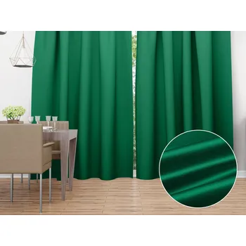 ubrus Saténový závěs LUX-012 Zelený 140x140 cm