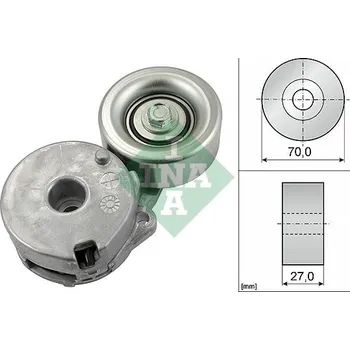 Napínák, žebrovaný klínový řemen INA 534 0442 10