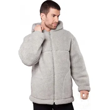 Pánská bunda Pánská zimní bunda z ovčí vlny David 42-48 světle šedá, Barevné varianty Šedá, Velikosti 44 200-100-00039