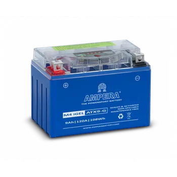 Motobaterie Motobaterie AMPERA GEL 12V 9Ah 120A, YTX9-BS