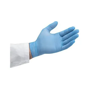Pracovní rukavice Modré nitrilové rukavice, bez pudru, hypoalergenní, velikost M (7/8) - Balení po 0 ks