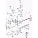NICE PRMB05A vidlice s mosaznou maticí 6závitová pro WG4000/ MB4005/ MB4006/ MB4605