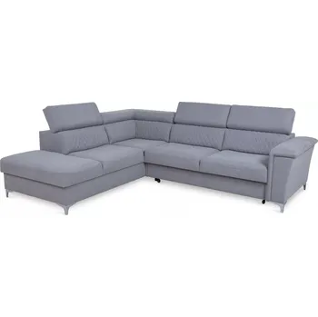 Sedací souprava Rozkládací rohová sedačka GARET šedá
