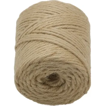 Jutový motouz přírodní CÍVKA, 200g,průměr 3,5mm Český výrobce