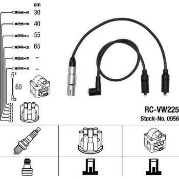 Zapalovací kabel Sada kabelů pro zapalování NGK 0956