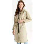 Top Secret dámský kabát s kapucí béžový Velikost: 34