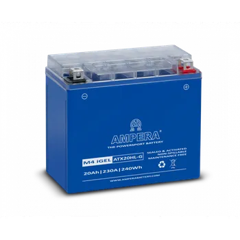 Motobaterie Motobaterie AMPERA GEL 12V 20Ah 230A, YTX20L-BS