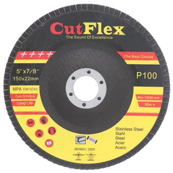 Brusný kotouč CutFlex brúsny kotúč lamelový na oceľ a nerez, 150x22,2 zrno 100