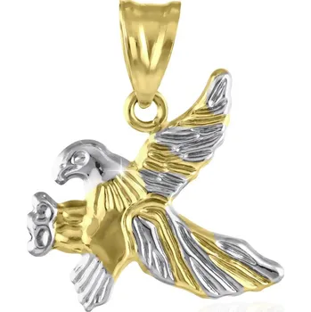 Přívěsek GEMMAX Zlatý přívěsek orel – zlatý šperk ryzosti 585/1000 v Dárkovém balení s Certifikátem GUPCN-25321