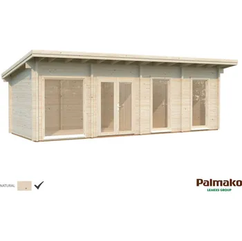 Zahradní domek Zahradní domek Palmako HEIDI 22,5 m2 (837x320 cm, tl.70 mm)