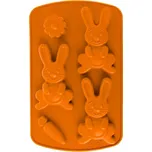 Forma ZAJÍČEK silikonová oranžová