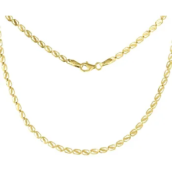 Náhrdelník GEMMAX Zlatý unisex náhrdelník délka 50 cm – zlatý šperk ryzosti 585/1000 v Dárkovém balení s Certifikátem GUNYN-50-23651