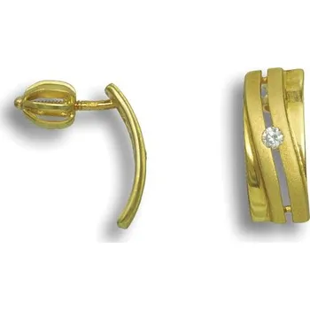 Náušnice Cutie Jewellery 50 Náušnice žluté zlato – zlatý šperk ryzosti 585/1000 v Dárkovém balení s Certifikátem GLEYB-77541