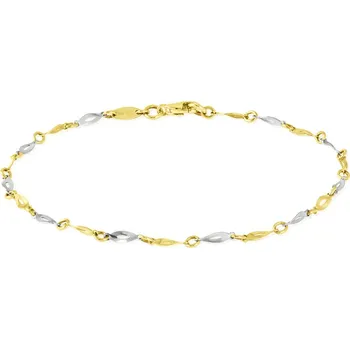 Náramek GEMMAX Elegantní zlatý náramek délka&nbsp;21&nbsp;cm – zlatý šperk ryzosti 585/1000 v Dárkovém balení s Certifikátem GLBCN-21-34731