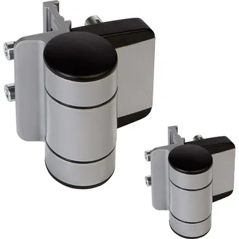 pant LOCINOX ® LOCINOX® DINO dvouložiskový závěs 180°, nastavitelný 2D, hliníkový kryt, volitelná barva RAL