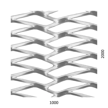 Plech KOVIAN, s.r.o. DOPRODEJ! Tahokov Al, dekorativní oko, můstek: 5mm, 1000x2000x2mm