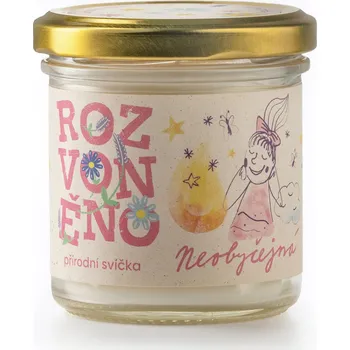 Svíčka Rozvoněno Svíčka bez vůně - Neobyčejná (130 ml)
