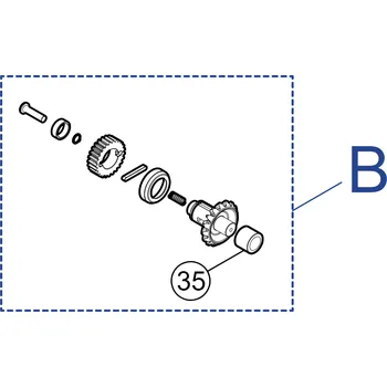 NICE SPAMG207A00 set prevodovky pre TOO3000/4500