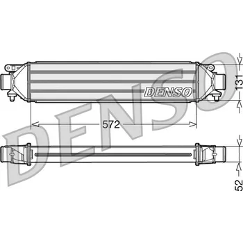 Turbodmychadlo Chladič turba DENSO DIT09107