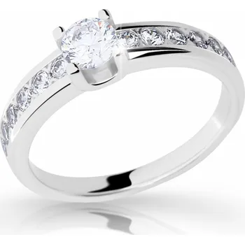 Prsten Cutie Jewellery Z6885-2146 Zásnubní prsten z bílého zlata se zirkony model Z6885-2146 vel. 56 – zlatý šperk ryzosti 585/1000 v Dárkovém balení s Certifikátem GLRWB-56-31281