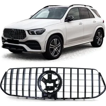 Tuning Černá lesklá Mřížka chladiče sport pro . Mercedes GLE SUV V167 od 18 s Sport Package