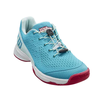 Chlapecké tenisky Tenisové boty Wilson Rush Pro Jr 4.0 Ql Velikost: EU 37 2/3 scuba blue/wht/love potn