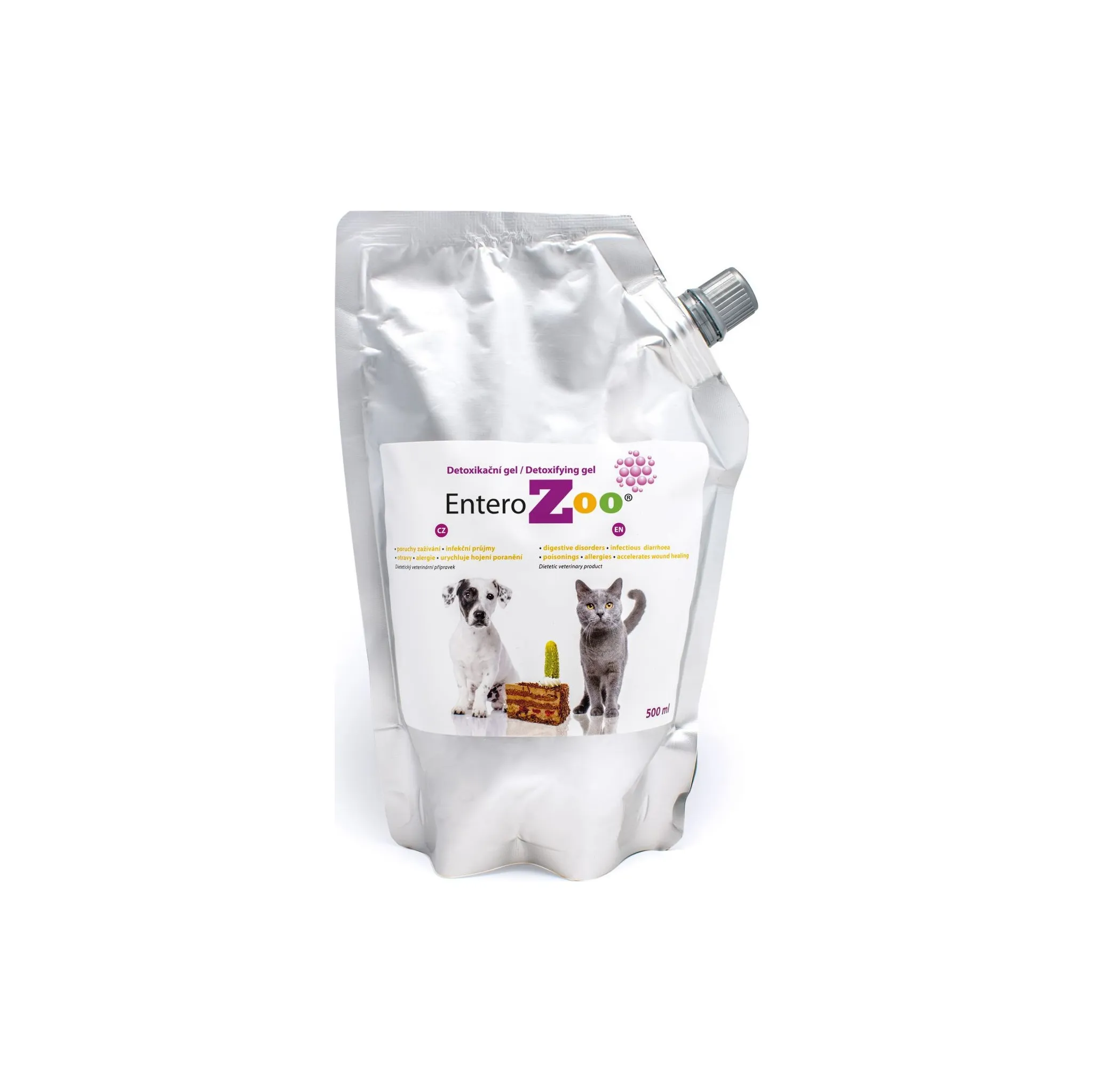 Fotografie 1 - Lék pro psa a kočku EnteroZOO Detoxikační gel 500 ml
