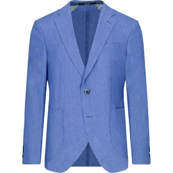 Pánské sako Joop! Collection Lněná sako Hoverest | Barva:modrý | Velikost:48