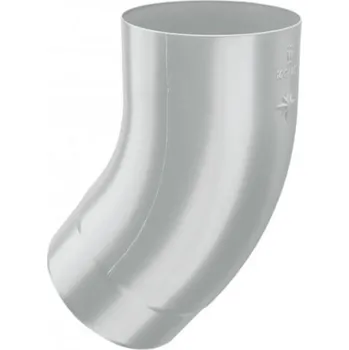 okap Koleno hliníkové zinkově šedé 80/40st. lisované