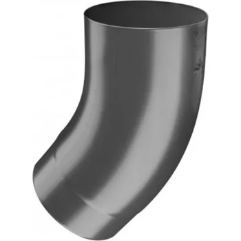 okap Koleno hliníkové antracit 80/40st. lisované