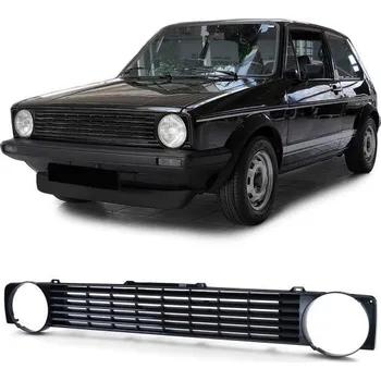 Tuning Maska chladiče bez loga černá pro . VW Golf 1 + Cabrio + Caddy