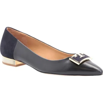 Dámské baleríny TORY BURCH Kůžoné baleríny GIGI | Barva:černý | Velikost:38,5