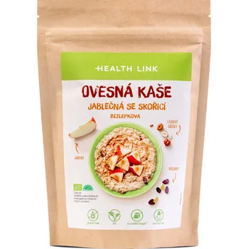 HEALTH LINK BIO Ovesná kaše jablečná se skořicí 300 g