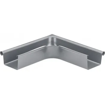 okap Roh pozinkovaný hranatý prachově šedý 330 mm vnější