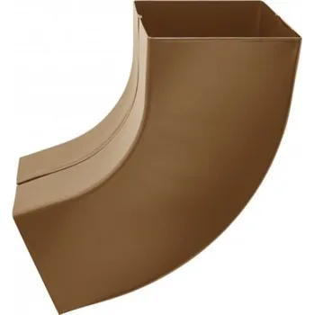 okap Koleno pozinkované hranaté metalické měděné 120 mm