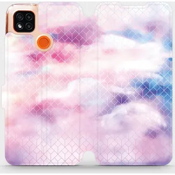 Pouzdro na mobilní telefon Flipové pouzdro Mobiwear na mobil Xiaomi Redmi 9C - MR02S Vodovkové obrazce - VÝPRODEJ (Parádní flipový kryt, obal, pouzdro Mobiwear na mobilní telefon Xiaomi Redmi 9C s motivem MR02S Vodovkové obrazce)