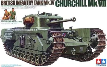 Plastikový model Tamiya British Infantry Tank Mk.IV Churchill Mk.VII 1:35