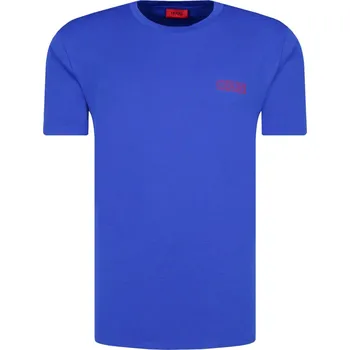 Pánské tričko HUGO Tričko Durned-U5 | Barva:modrý | Velikost:M