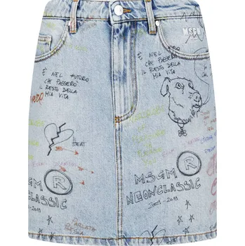 Dámská sukně MSGM Sukně | Barva:modrý | Velikost:36