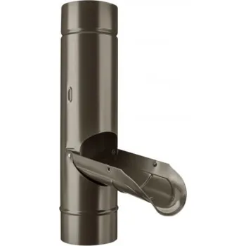 Střecha Zachytávač vody hliníkový zeleno hnědý 120 mm