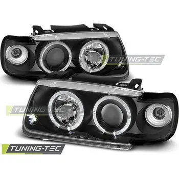 Přední světlomet PŘEDNÍ SVĚTLA ANGEL EYES ČERNÁ pro VW POLO 6N 10.94-09.99 HATCHBACK