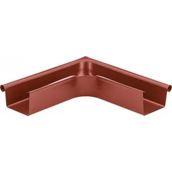 okap Roh pozinkovaný hranatý ocelově červený 250 mm vnější