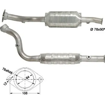 Katalyzátor Magnaflow Katalyzátor na FIAT PEUGEOT