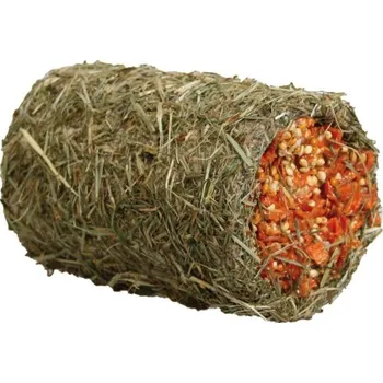 Pro hlodavce Karlie tunel ze sena plněný mrkví pro hlodavce, 125g mrkev